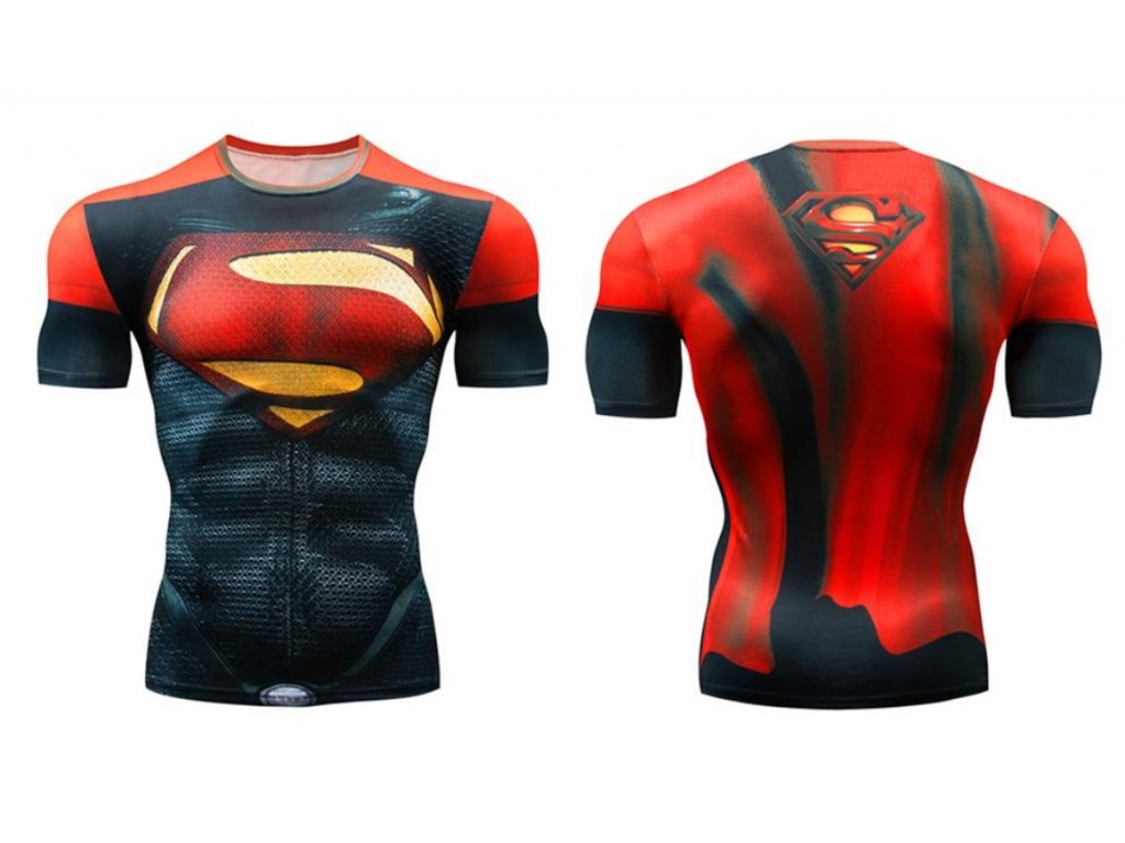 Fitness Tričko Superman
