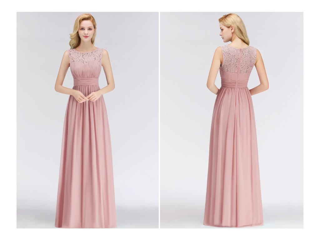 Dámské šaty pro družičku "pink"