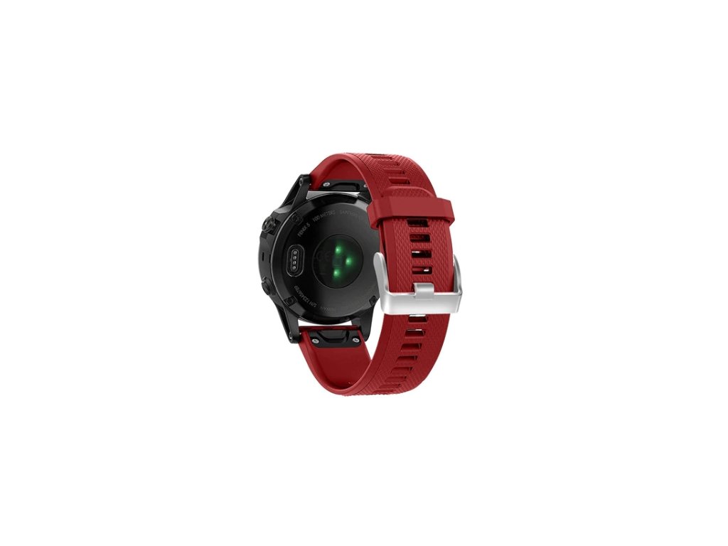 Silikonový Řemínek pro hodinky Garmin Fenix červený