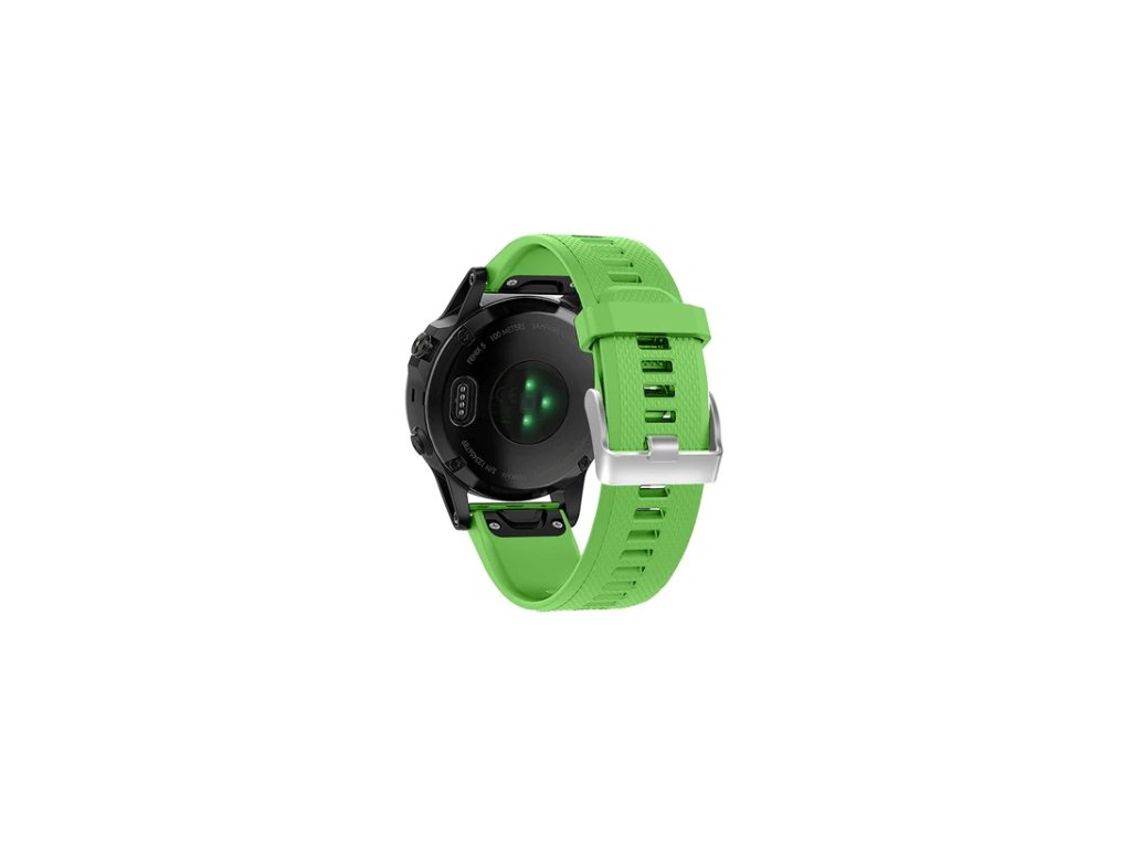 Silikonový Řemínek pro hodinky Garmin Fenix zelený