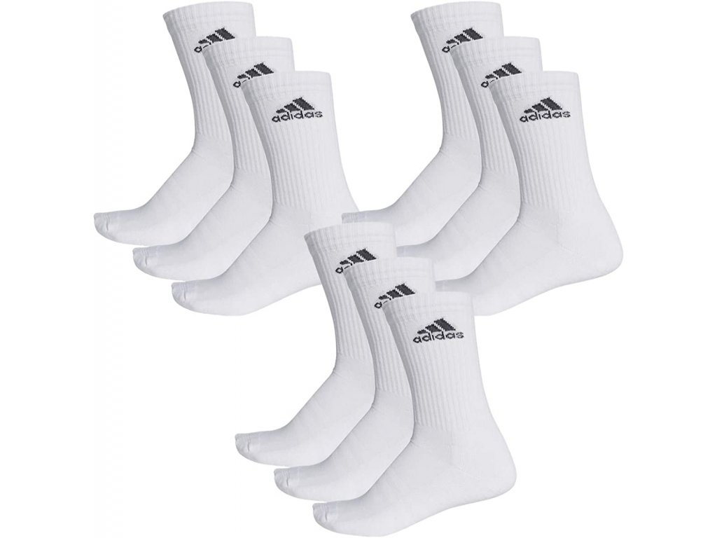 Ponožky Adidas Performance Unisex 9 párů bílé