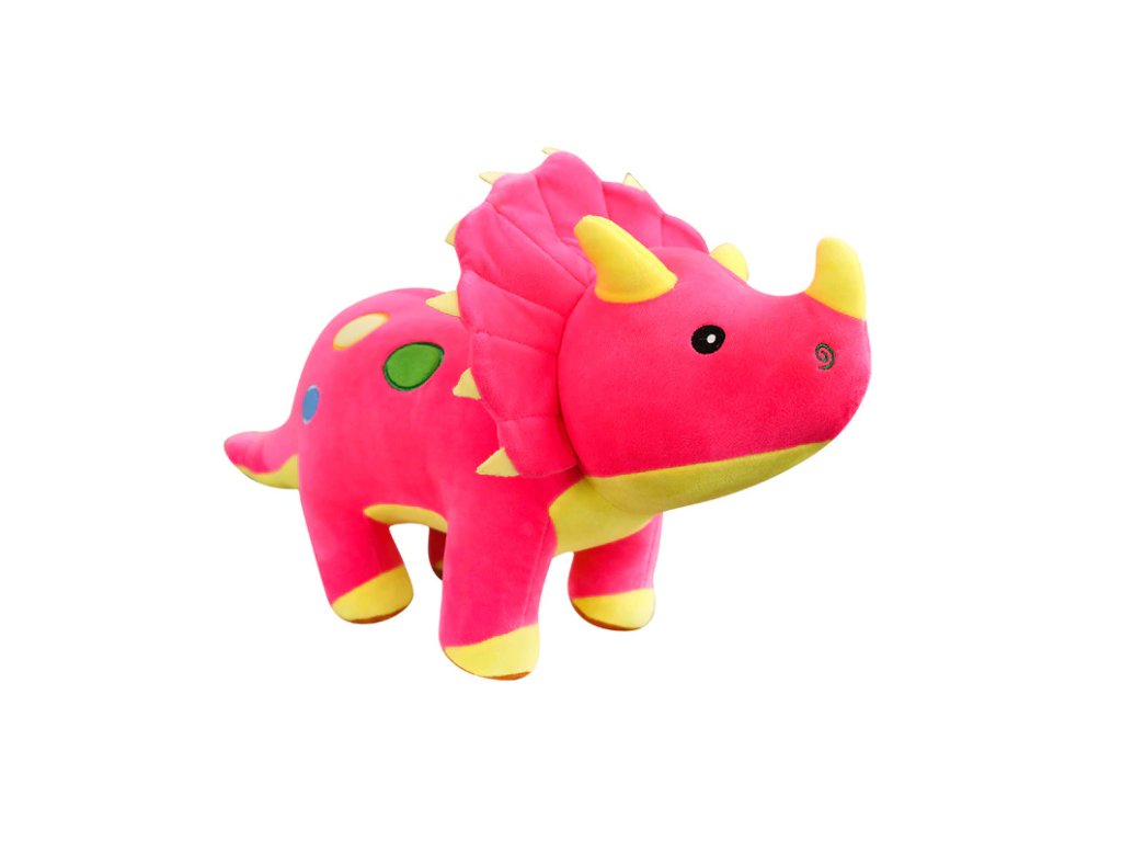 Plyšák Dinosaurus růžový