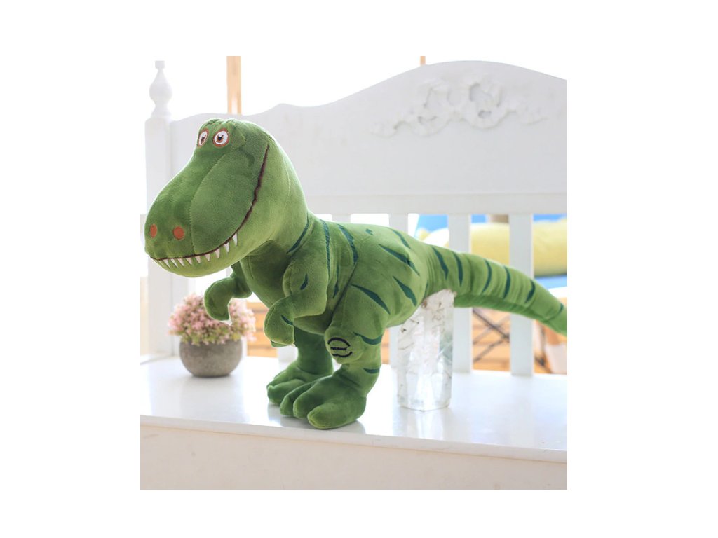 Plyšák Dinosaurus T-rex zelený