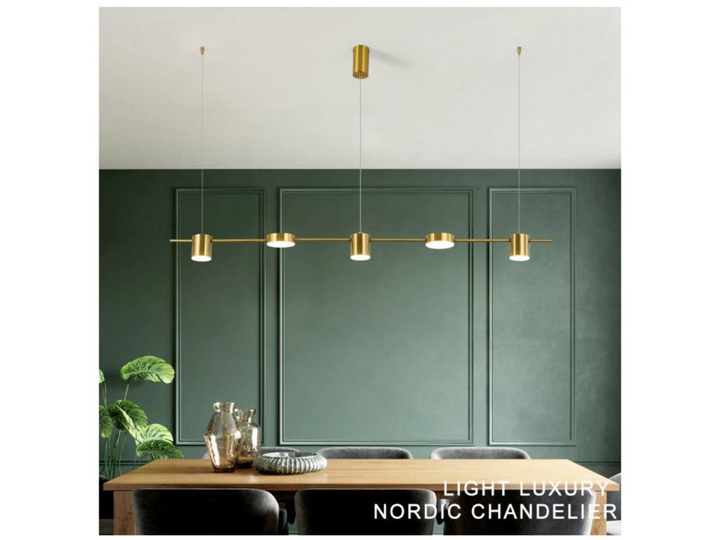 Moderní LED lustr do obývacího pokoje Stmívatelné